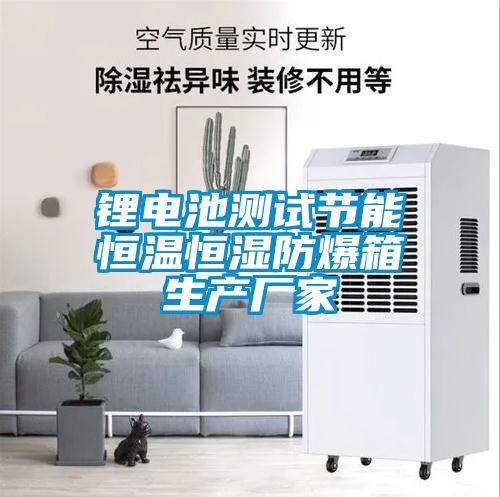 鋰電池測試節能恒溫恒濕防爆箱生產(chǎn)廠(chǎng)家