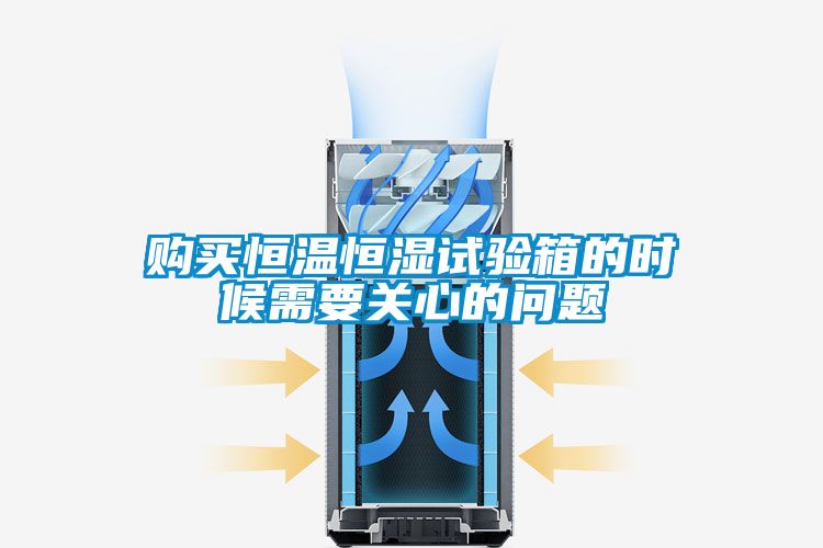 購買(mǎi)恒溫恒濕試驗箱的時(shí)候需要關(guān)心的問(wèn)題