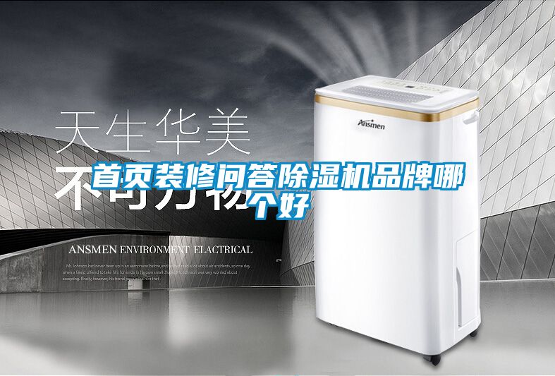 首頁(yè)裝修問(wèn)答除濕機品牌哪個(gè)好
