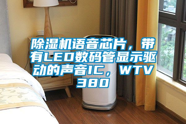 除濕機語(yǔ)音芯片，帶有LED數碼管顯示驅動(dòng)的聲音IC，WTV380