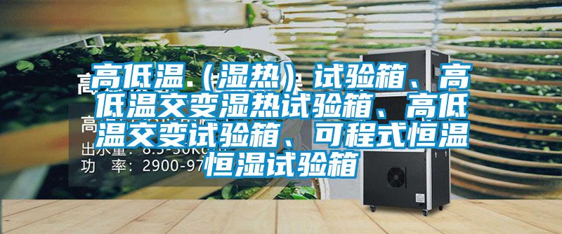高低溫（濕熱）試驗箱、高低溫交變濕熱試驗箱、高低溫交變試驗箱、可程式恒溫恒濕試驗箱