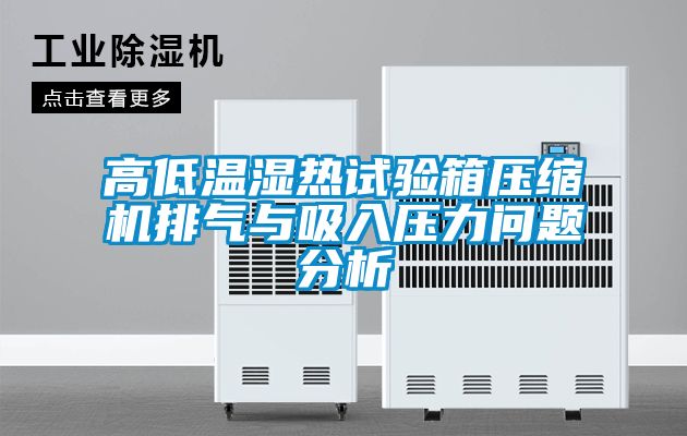 高低溫濕熱試驗箱壓縮機排氣與吸入壓力問(wèn)題分析