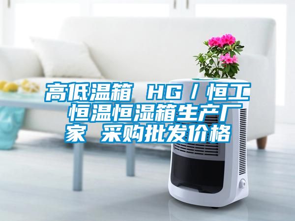 高低溫箱 HG／恒工 恒溫恒濕箱生產(chǎn)廠(chǎng)家 采購批發(fā)價(jià)格