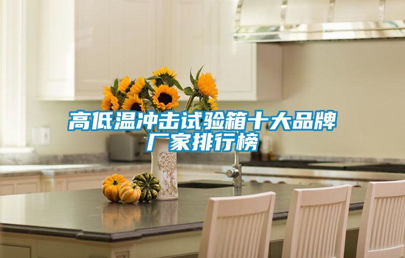 高低溫沖擊試驗箱十大品牌廠(chǎng)家排行榜