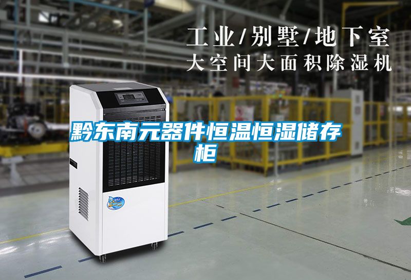 黔東南元器件恒溫恒濕儲存柜