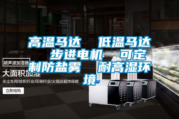 高溫馬達  低溫馬達  步進(jìn)電機  可定制防鹽霧  耐高濕環(huán)境