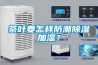 茶葉要怎樣防潮除濕加濕？