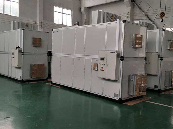 濟南銘威化工鋰電池鈷酸鋰零下40℃露點(diǎn)，三臺全新風(fēng)轉輪除濕機組